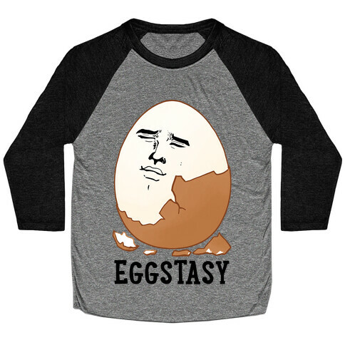 Eggstacy Baseball Tee