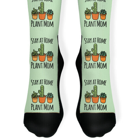 Stay At Home Plant Mom Sock