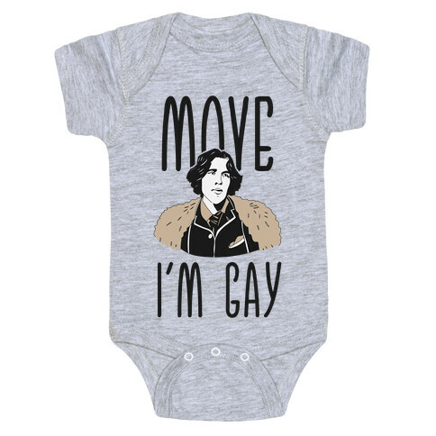 Move I'm Gay Oscar Wilde  Baby One-Piece