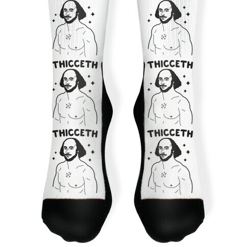 Thicceth Shakespeare Sock
