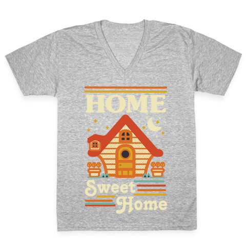 Home Sweet Home Animal Crossing V-Neck Tee Shirt