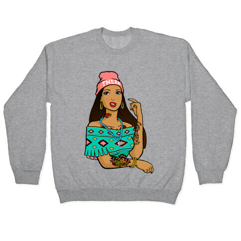 Hipster Pocahontas Pullover