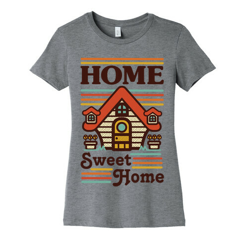 Home Sweet Home Animal Crossing Womens T-Shirt