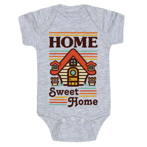 Home Sweet Home Animal Crossing Baby One-Piece