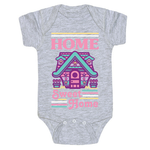 Home Sweet Home Mermaid Series Exterior Baby One-Piece