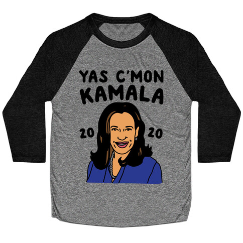 Yas C'mon Kamala 2020 Baseball Tee