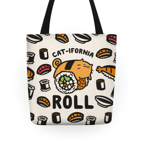 California Cat Roll Tote