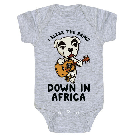 I Bless The Rains Down In Africa K.K. Slider Parody Baby One-Piece