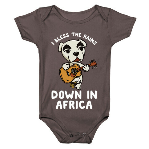 I Bless The Rains Down In Africa K.K. Slider Parody Baby One-Piece