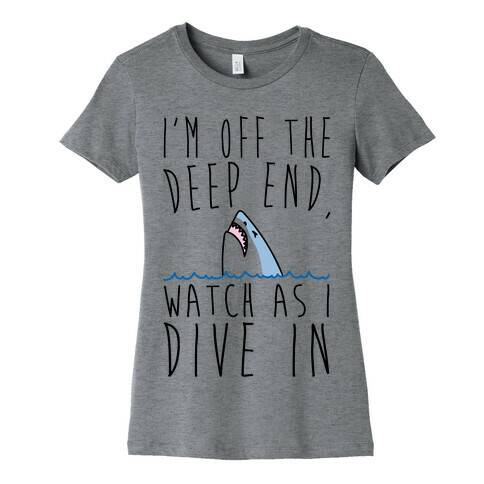 The Shallow Shark Parody Womens T-Shirt