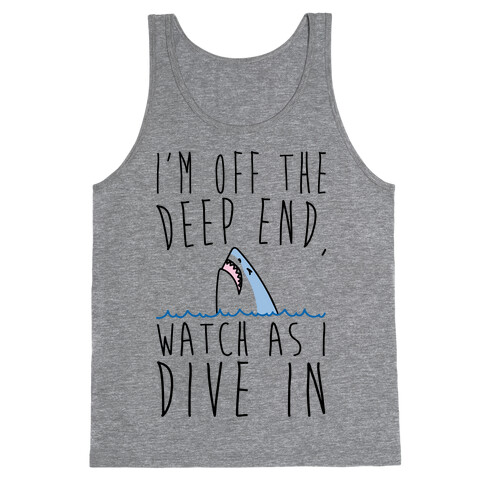 The Shallow Shark Parody Tank Top