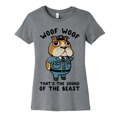 Woof Woof That's the Sound of the Beast Booker Womens T-Shirt