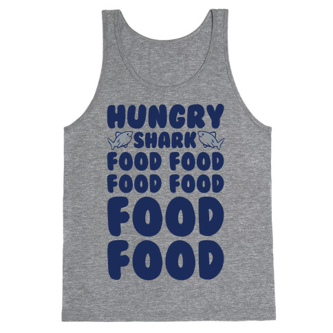 Hungry Shark Baby Shark Parody Tank Top