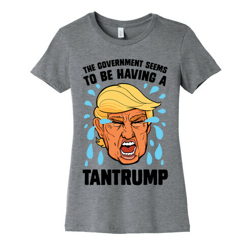 The Government Seems To Be Having A Tantrump Womens T-Shirt