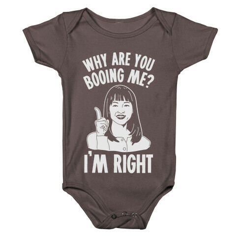 Why Are You Booing Marie Kondo  Baby One-Piece