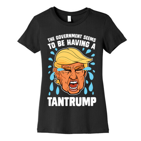 The Government Seems To Be Having A Tantrump Womens T-Shirt