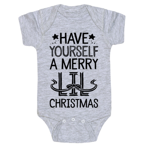 Have Yourself A Merry Lil Christmas Baby One-Piece