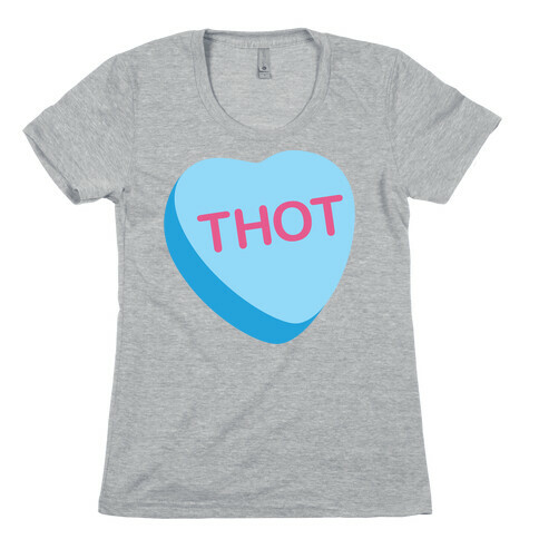 Thot Candy Heart Womens T-Shirt