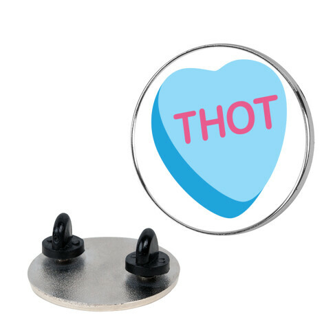 Thot Candy Heart Pin