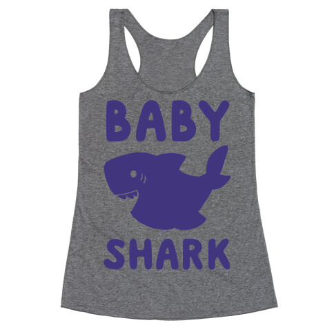 Baby Shark (1 of 5 set) Racerback Tank Top