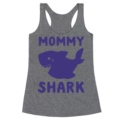 Mommy Shark (1 of 5 set) Racerback Tank Top