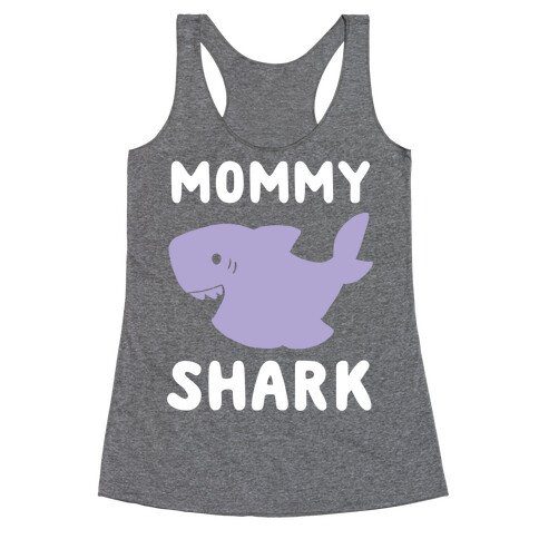 Mommy Shark (1 of 5 set) Racerback Tank Top