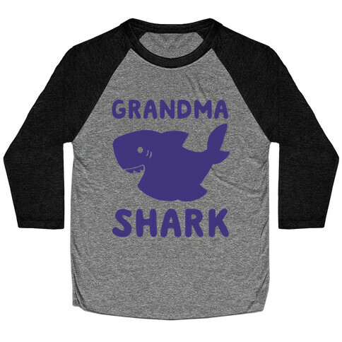 Grandma Shark (1 of 5 set) Baseball Tee