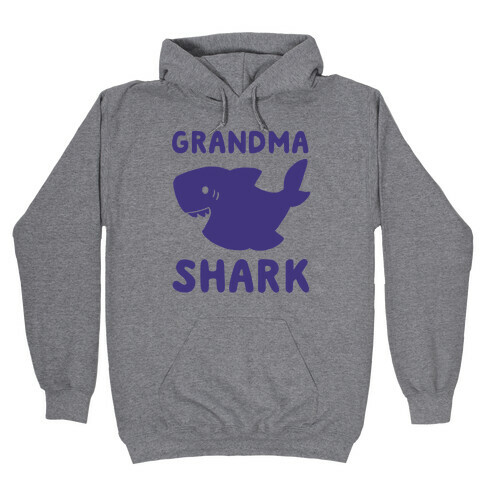 Grandma Shark (1 of 5 set) Hooded Sweatshirt