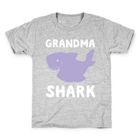 Grandma Shark (1 of 5 set) Kids T-Shirt