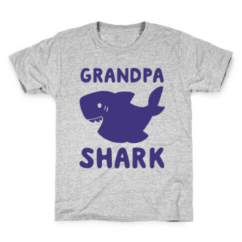 Grandpa Shark (1 of 5 set) Kids T-Shirt
