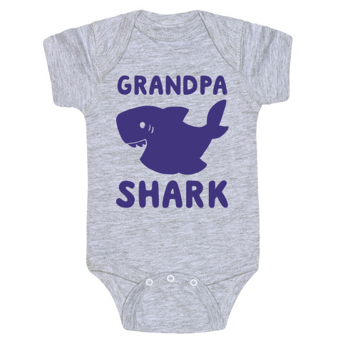 Grandpa Shark (1 of 5 set) Baby One-Piece