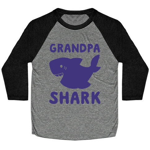 Grandpa Shark (1 of 5 set) Baseball Tee