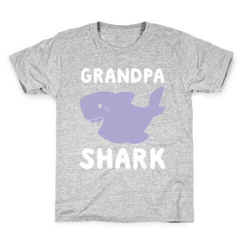 Grandpa Shark (1 of 5 set) Kids T-Shirt