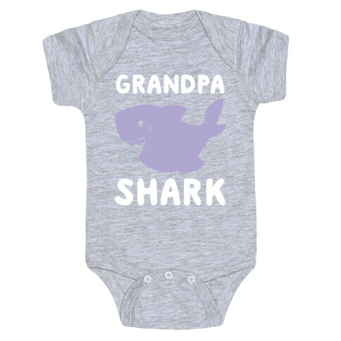 Grandpa Shark (1 of 5 set) Baby One-Piece