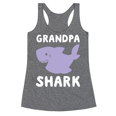 Grandpa Shark (1 of 5 set) Racerback Tank Top