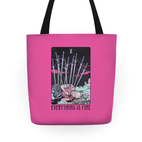 Ten Of Swords (Everything Is Fine) Tote