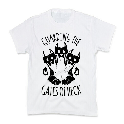Guarding The Gates Of Heck Kids T-Shirt