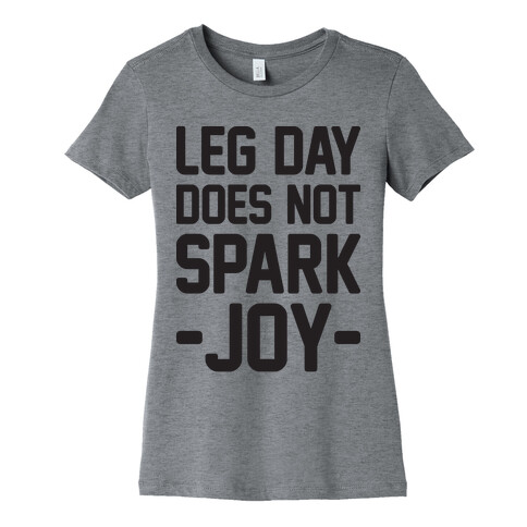 Leg Day Does Not Spark Joy Womens T-Shirt