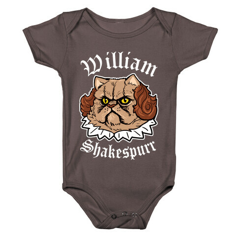 William Shakespurr Baby One-Piece