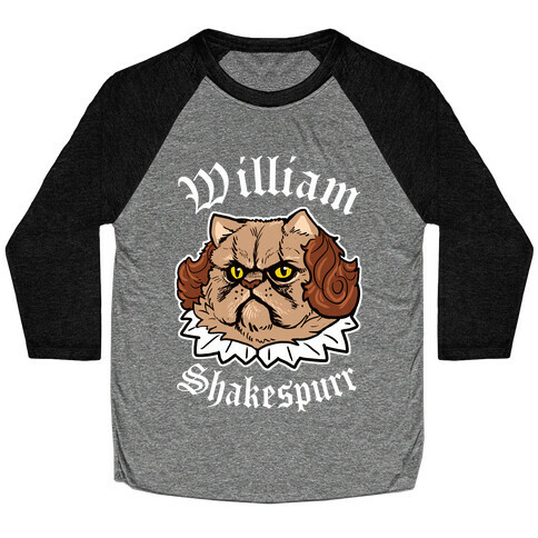 William Shakespurr Baseball Tee