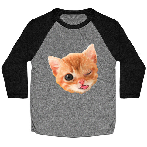 Miley Cat Head Baseball Tee