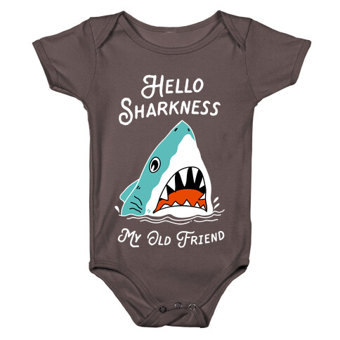 Hello Sharkness My Old Friend Baby One-Piece