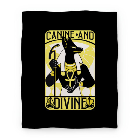 Canine and Divine - Anubis  Blanket