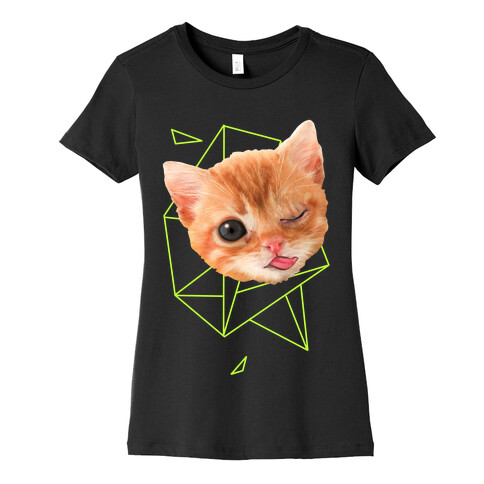 Miley Cat Head Womens T-Shirt