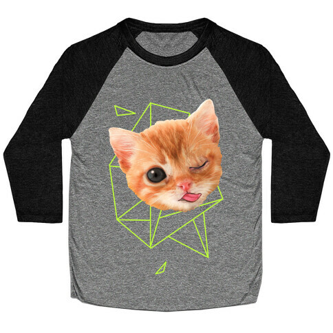 Miley Cat Head Baseball Tee