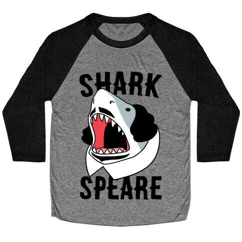 William Shark-speare Baseball Tee