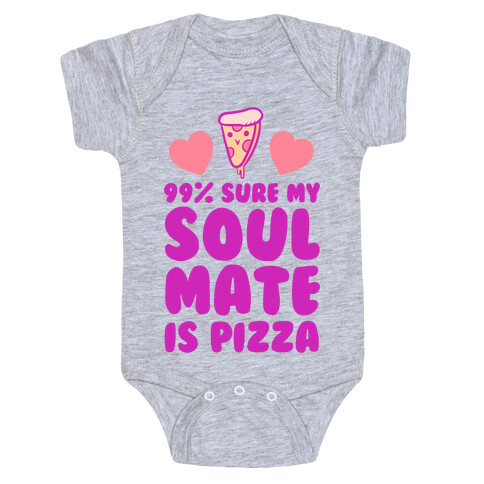 Pizza Soulmate Baby One-Piece