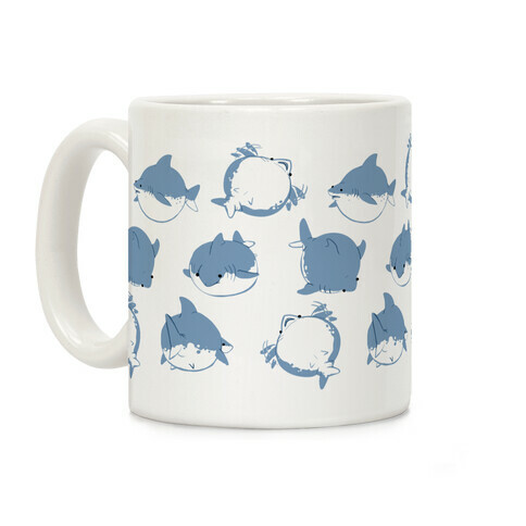 Fat Shark Pattern Coffee Mug