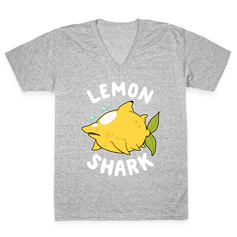 Lemon Shark V-Neck Tee Shirt