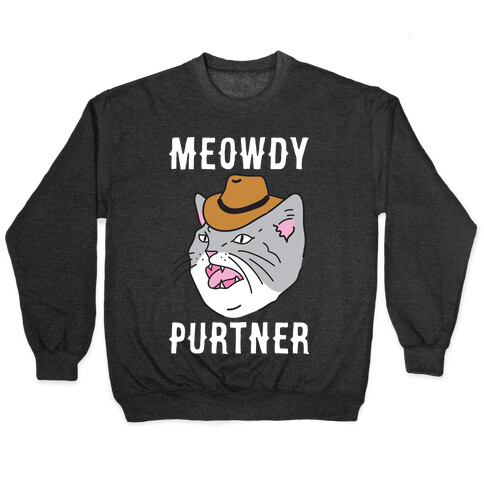 Meowdy Purtner Cowboy Cat Pullover